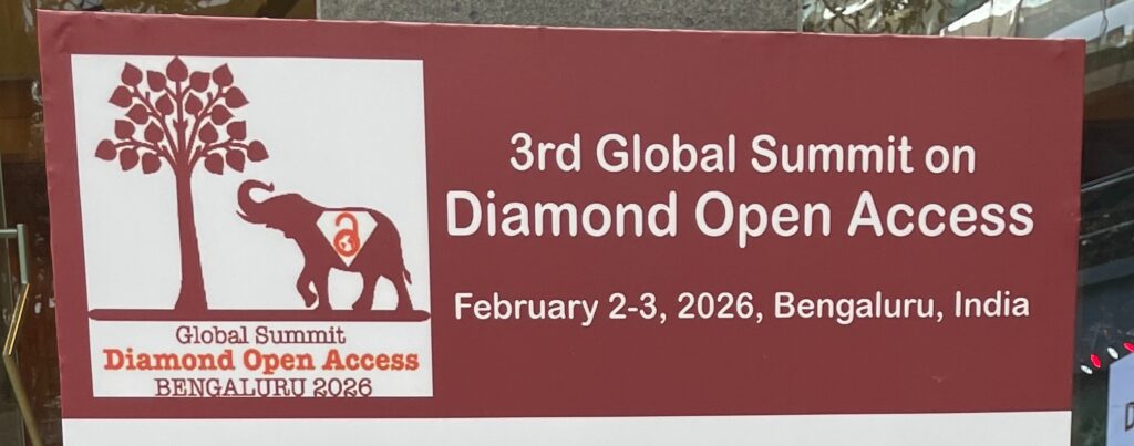 Poster banner: 3rd Global Summit on Diamond Open Access