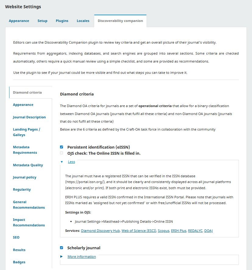 Figure 1 DISCO screenshot