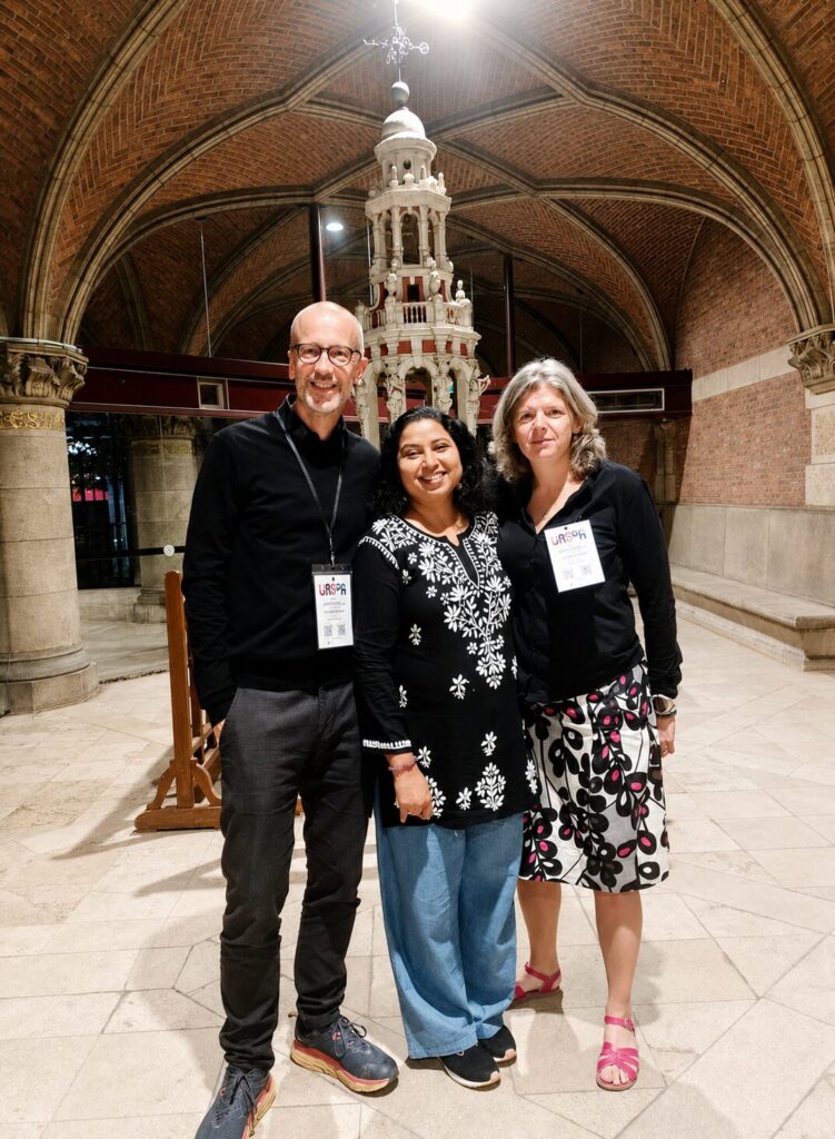 Dominic Mitchell, Vrushali Dandawate and Joanna Ball