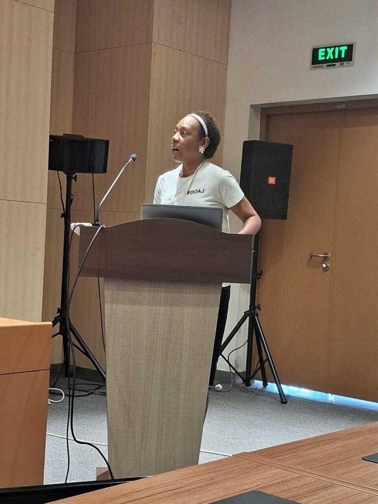 Oluchi at the 2026 WACREN Conference (23-27 March, Banjul, The Gambia)